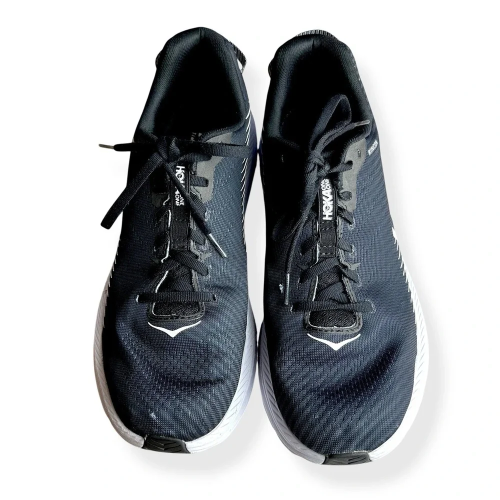 Hoka One One W Rincon 2 Women's Running Shoes Black/White (1110515) Size 11 - Picture 4 of 15
